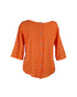 Bluse Kurz mit Kette